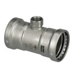 VIEGA MEGAPRESS 316 FKM TEE W/ FPT - 4" X 4" X 3/4" (FPT)