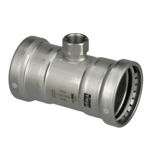 VIEGA MEGAPRESS 316 FKM TEE W/ FPT - 4" X 4" X 3/4" (FPT)