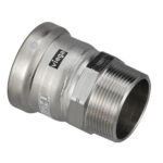 VIEGA MEGAPRESS 316 FKM MPT ADAPTER - 3" X  3" (MPT)