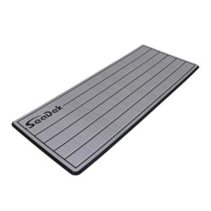 SEADEK 16" X 39" 20MM LARGE TEAK HELM PAD STORM GRAY/BLACK