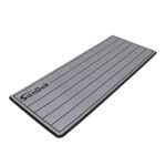 SEADEK 14" X 36" 20MM SMALL TEAK HELM PAD STORM GRAY/BLACK