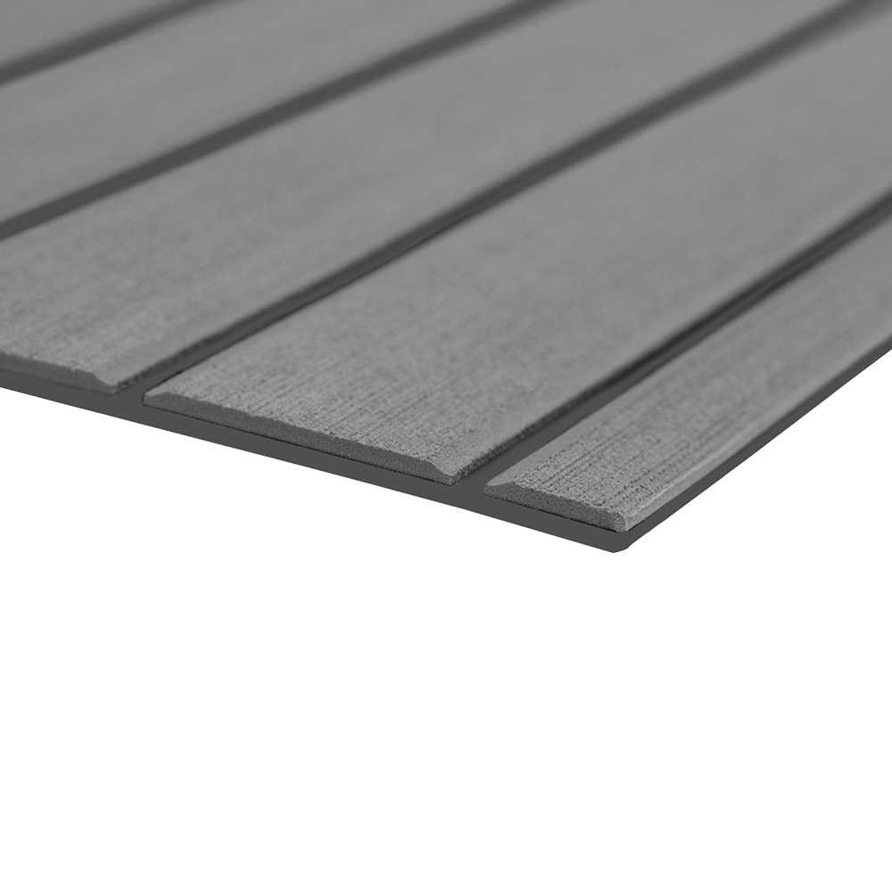 SEADEK 40X80" 6MM SHEET TEAK BRUSHED STORM GRAY/DARK GRAY