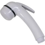 SCANDVIK 14004P EURO SHOWER HANDLE STRIGHT WHITE