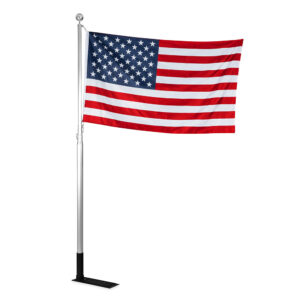 CAMCO 20FT TELESCOPING   CAMPER/RV FLAGPOLE WITH FLAG