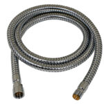 SCANDVICK REINFORCED CHROME FLEXIBLE HOSE