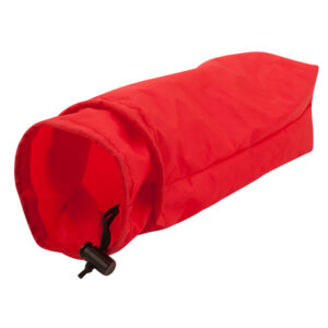 SEA DOG NYLON DECK PLATE BAG  5" X 10" RED