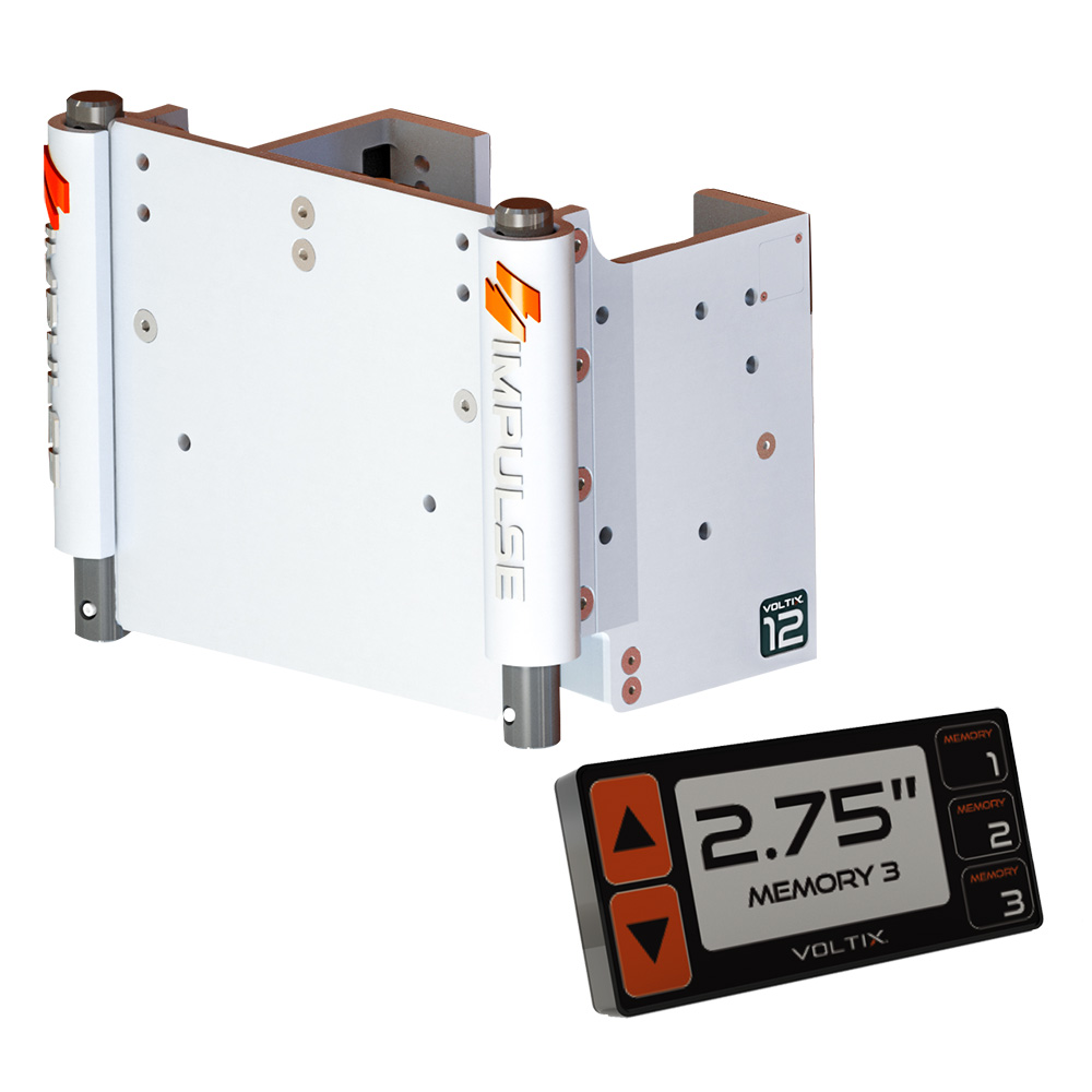 IMPULSE JACK PLATE 12" WHITE CERAKOTE W/ SMART CONTROL