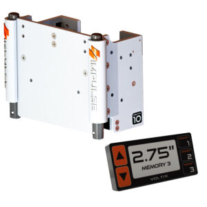 IMPULSE XL JACK PLATE 10" WHITE CERAKOE W/ SMART CONTROL