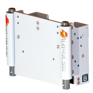 IMPULSE XL JACK PLATE 8" WHITE CERAKOTE W/STANDARD REMOTE