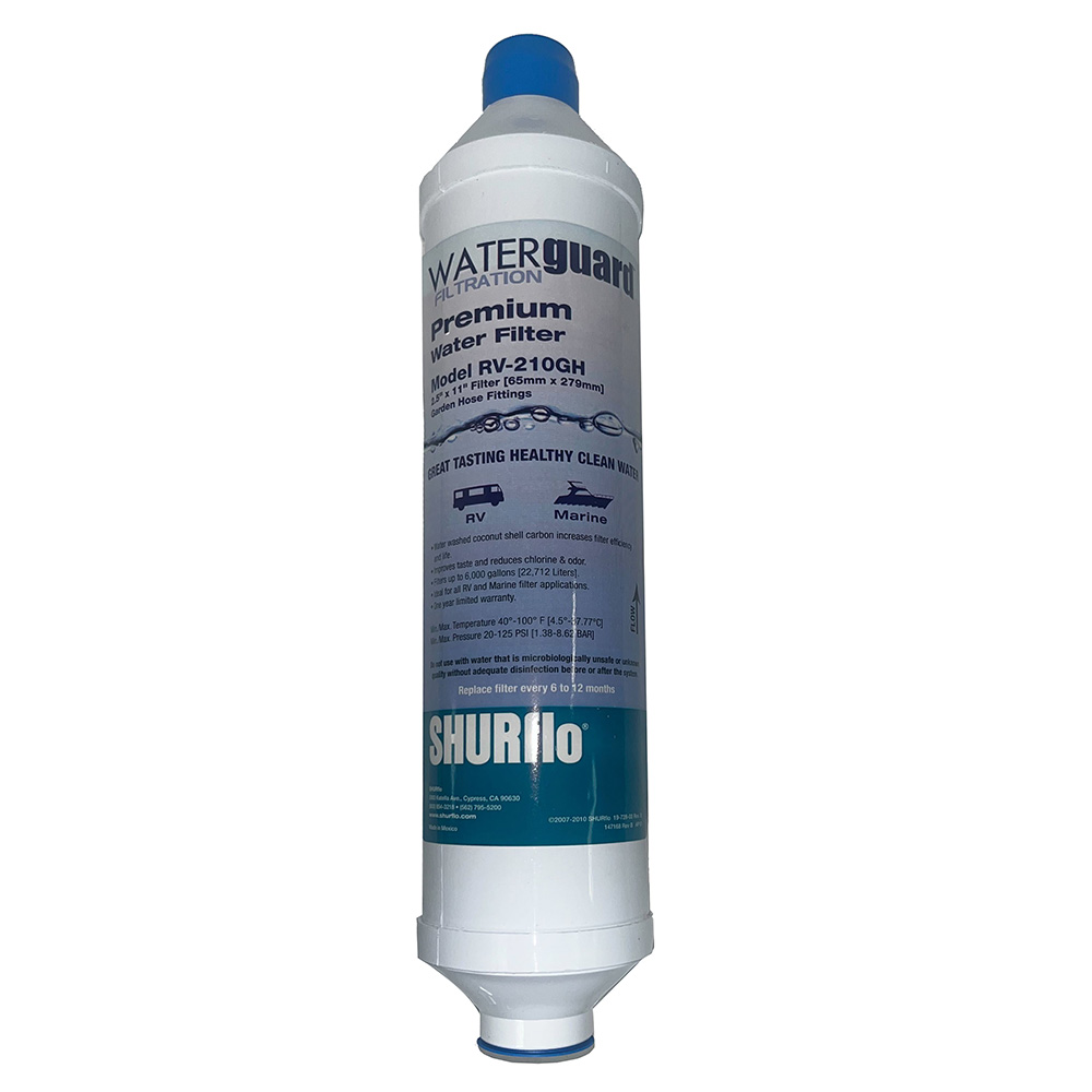 SHURFLO CITY WATER ENTRY IN-LINE FILTER W/ GARDEN HOSE