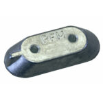 PERFORMANCE METALS YAMAHA CLAMP BRACKET ANODE (8-250HP)