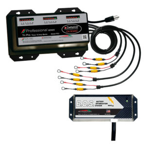 DUAL PRO PS3 3 BANK BATTERY CHARGER W/ 2 BANK BOS SYSTEM