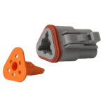 PACER DEUTSCH DT PLUG & WEDGE LOCK KIT 3 POSITION 10 PCS