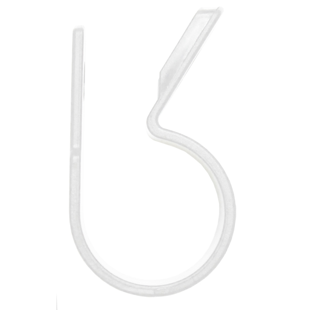 PACER NYLON C-CLAMPS - 5/16" - NATURAL COLOR - 25 PC PCK