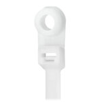 PACER 8" CABLE TIE W/MOUNTING RING - NATURAL COLOR - 50LB