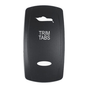 PACER ACTUATOR - 'TRIM TABS' CONTURA V - BLACK - LASER