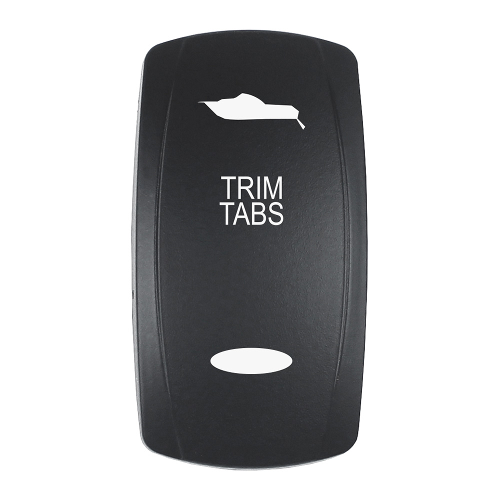 PACER ACTUATOR - 'TRIM TABS' CONTURA V - BLACK - LASER