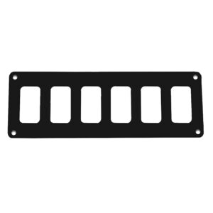 PACER SWITCH PANEL - 6 SWITCH - 1 ROW - 8" X 2.75" -