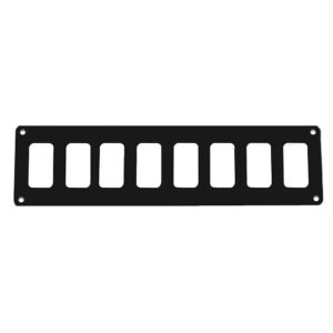 PACER SWITCH PANEL - 8 SWITCH - 1 ROW - 12.5" X 2.75" -
