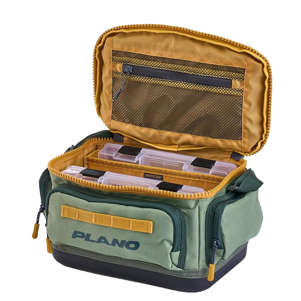 PLANO WEEKEND TACKLE BAG 3500 ARMY GREEN/YELLOW - Image 4