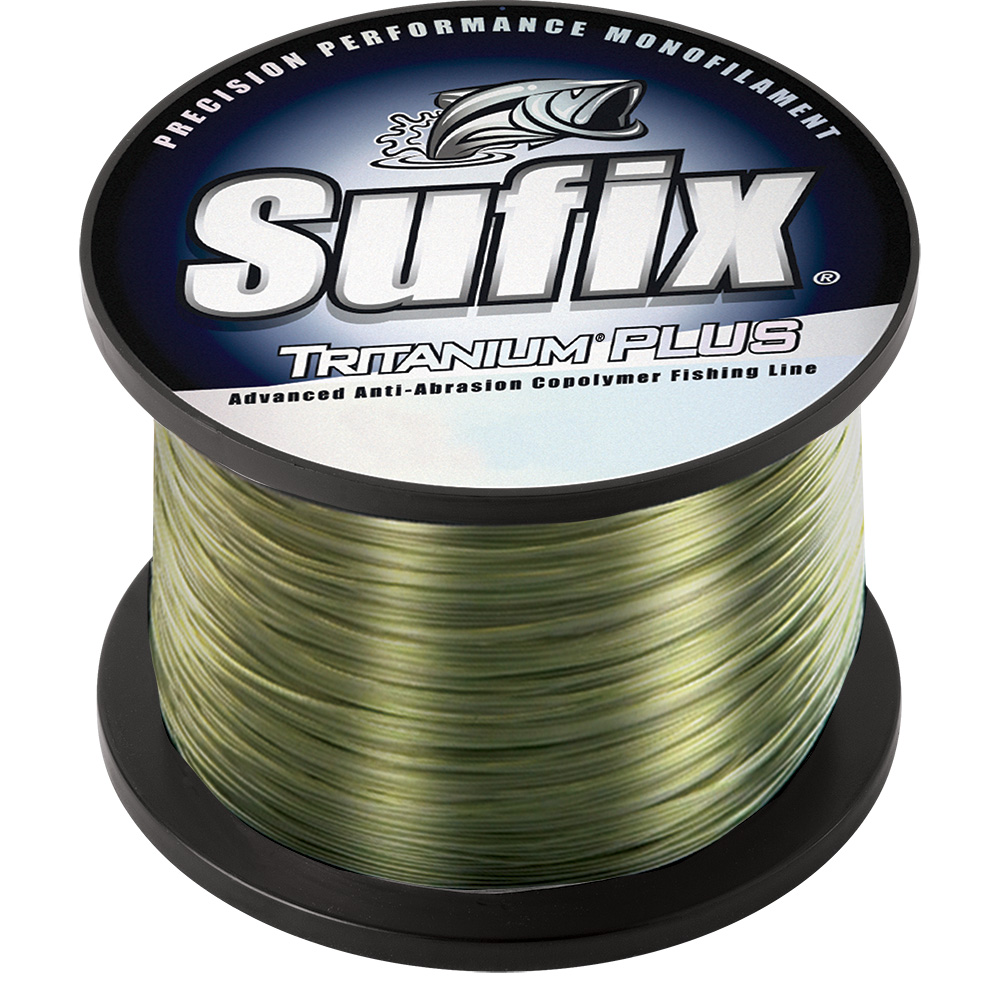 SUFIX TRITANIUM PLUS 14 LB DARK GREEN 1100 YDS