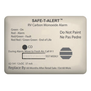 SAFE T ALERT 62 SERIES   CARBON MONOXIDE ALARM 12V