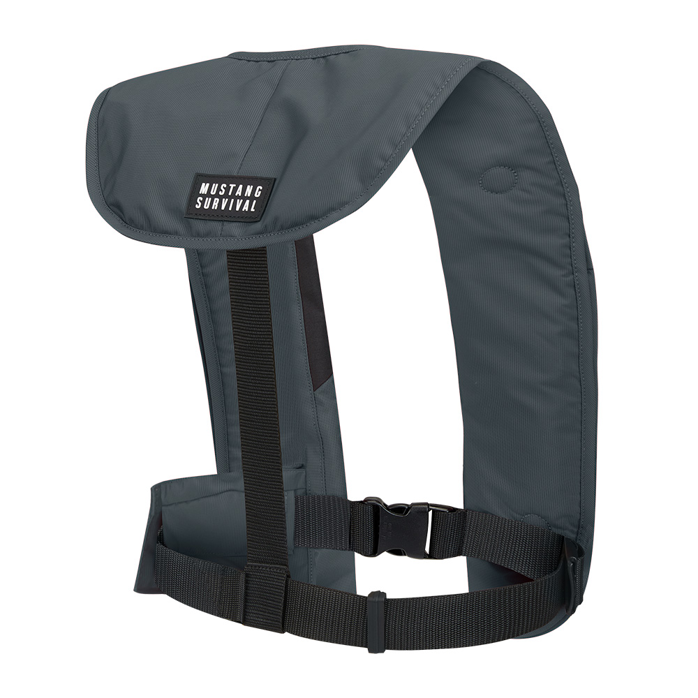 MUSTANG MIT 150 CONVERTIBLE INFLATABLE PFD ADMIRAL GRAY - Image 3
