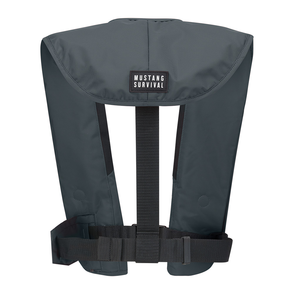 MUSTANG MIT 150 CONVERTIBLE INFLATABLE PFD ADMIRAL GRAY - Image 4