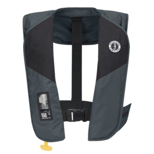 MUSTANG MIT 150 CONVERTIBLE INFLATABLE PFD ADMIRAL GRAY