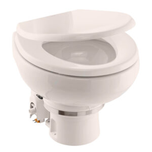 DOMETIC MASTERFLUSH 7120 BONE ELECTRIC MACERATING TOILET W/