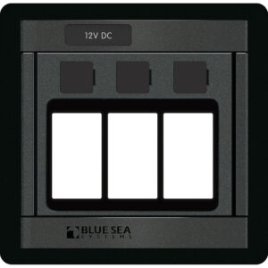 BLUE SEA 1520 REMOTE CONTROL SWITCH 360 PANEL 3 BLANK