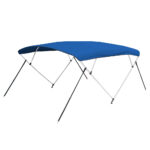 CARVER 3 BOW 5487U BIMINI TOP W/ BOOT - PACIFIC BLUE ACRYLIC
