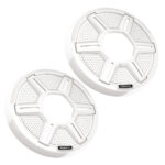 FUSION APOLLO SPEAKER GRILLES 6.5" SHIELDED WHITE PAIR