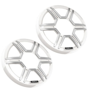 FUSION APOLLO SPEAKER GRILLES 6.5" SPORTS WHITE PAIR