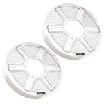 FUSION APOLLO SPEAKER GRILLES 7.7" SHIELDED WHITE PAIR