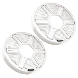 FUSION APOLLO SPEAKER GRILLES 7.7" SHIELDED WHITE PAIR