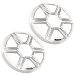 FUSION APOLLO SPEAKER GRILLES 7.7" SPORTS WHITE PAIR