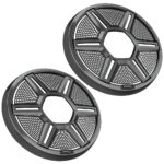 FUSION APOLLO SPEAKER GRILLES 8.8" SHIELDED GRAY PAIR