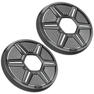 FUSION APOLLO SPEAKER GRILLES 8.8" SHIELDED GRAY PAIR