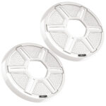 FUSION APOLLO SPEAKER GRILLES 8.8" SHIELDED WHITE PAIR