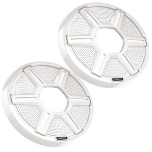 FUSION APOLLO SPEAKER GRILLES 8.8" SHIELDED WHITE PAIR