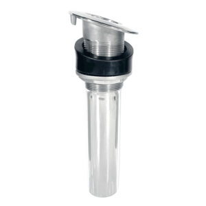 TIGRESS 9" 15 DEGREE ROD HOLDER SCREWLESS STAINLESS