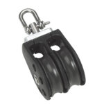 BARTON MARINE BLOCK W SWIVEL DOUBLE SIZE 3