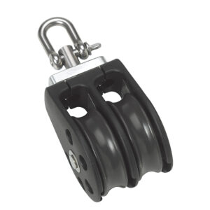 BARTON MARINE BLOCK W SWIVEL DOUBLE SIZE 3