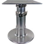SPRINGFIELD PEDESTAL 3 STAGE TABLE 16"-30" BRITE DIP