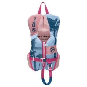 FULL THROTTLE INFANT RAPID DRY FLEX-BACK LIFE JACKET - PINK