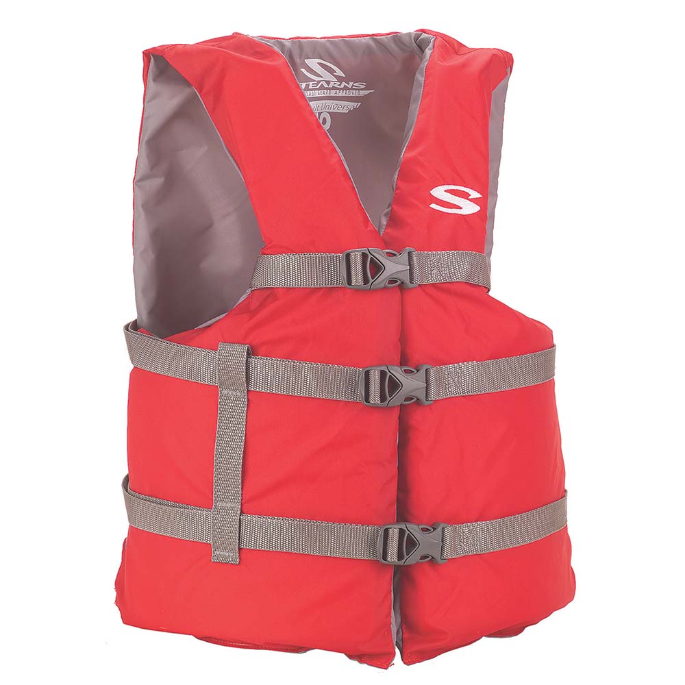 STEARNS PFD 2001 ADLT BOAT UNI RED DISPLAY