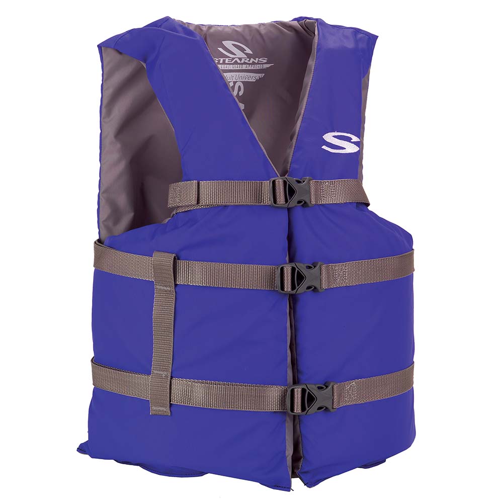 STEARNS PFD 2001 ADLT BOAT UNI BLUE DISPLAY