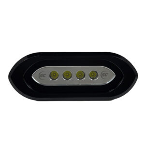 SHADOW-CASTER FLUSH MOUNT SPREADER LIGHT BLACK HOUSING