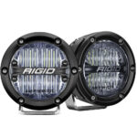 RIGID 360 SERIES 4 INCH LED SAE FOG BEAM WHITE PAIR
